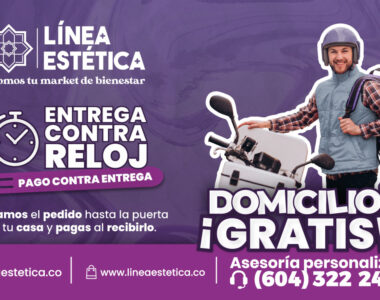 Línea Estética entrega contra reloj y pago contra entrega - domicilio gratis para algunas ciudades de Colombia