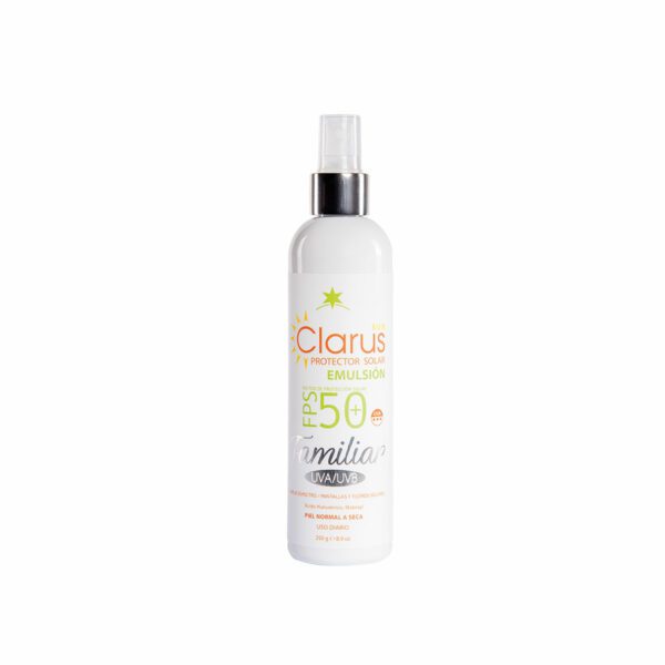 Clarus Familiar Emulsión Spf 50 X 250 Gr