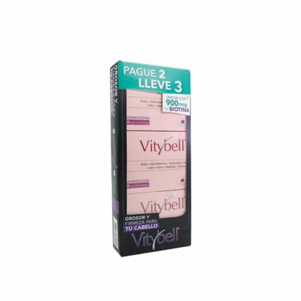 VITYBELL Kit Pague 2 Lleve 3 Cajas X 30Cap