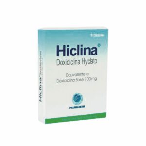 Hiclina X 10 Capsulas / Doxiciclina 100Mg