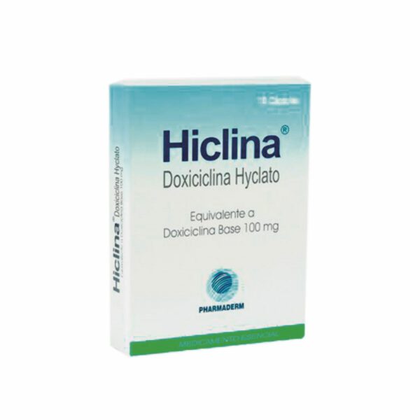 Hiclina X 10 Capsulas / Doxiciclina 100Mg