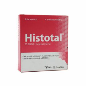 Histotal 25.000 Ui X4 Ampollas .Bebibles