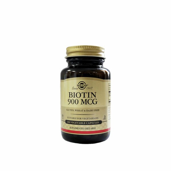 Solgar Biotin 900Mcg X 100 Capsulas