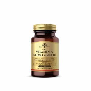 Solgar Dry Vitamin A 5000 Iu X 100 Tabletas