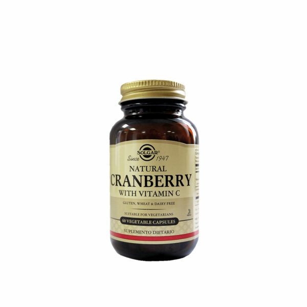 Solgar Natural Cranberry/ Vitamina C  X 60 Cap