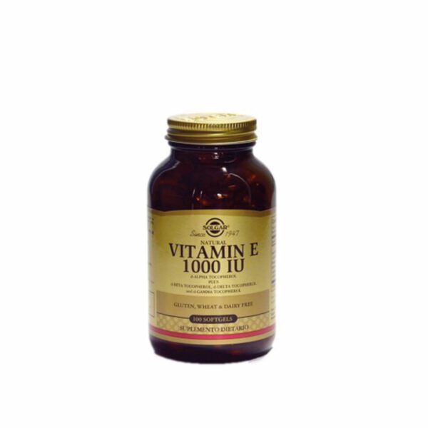 Solgar Vitamin E 1000 Iu X 100 Capsulas