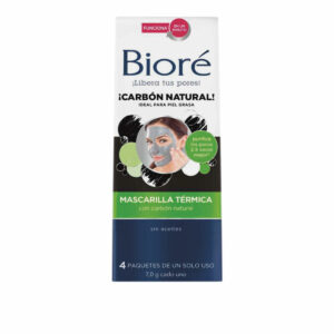 Biore Mascarilla Termica Carbon Activado X4 Unid