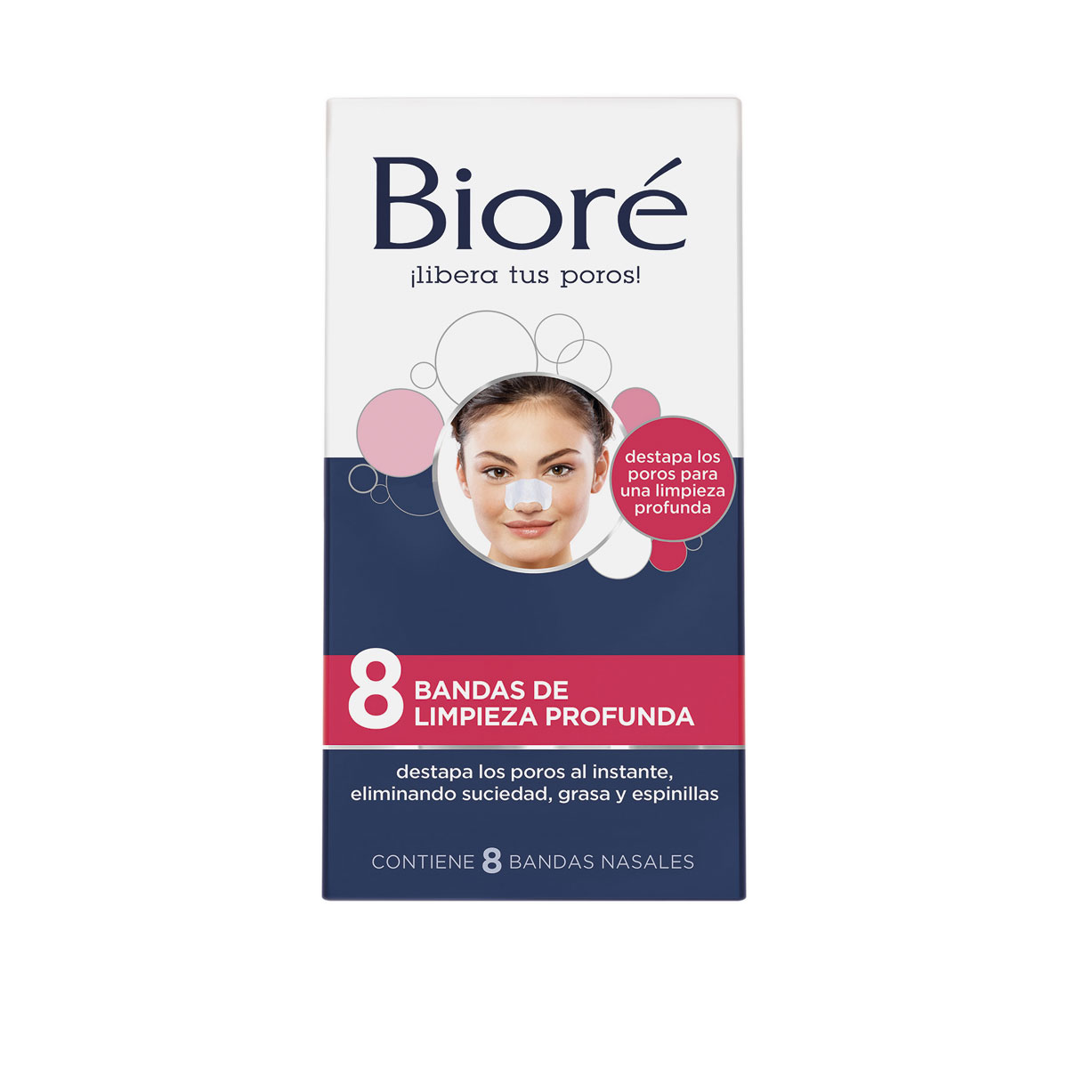 Biore Banda De Limpieza Nariz X8 Unidades