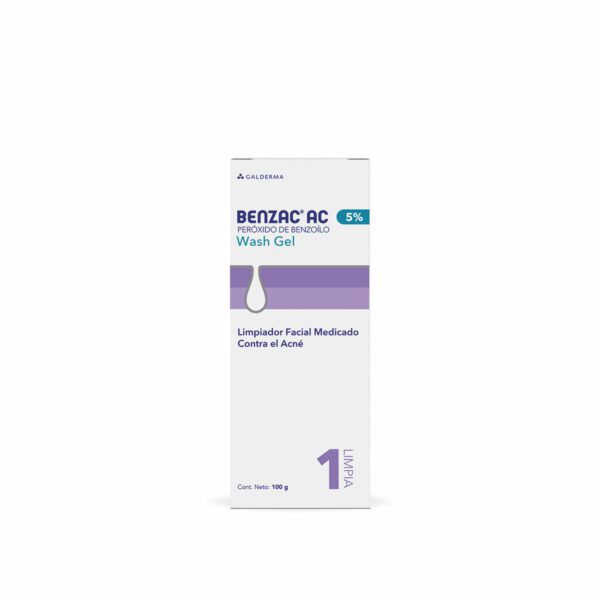 Benzac Ac Wash 5% Gel Limpiador X100 Gr