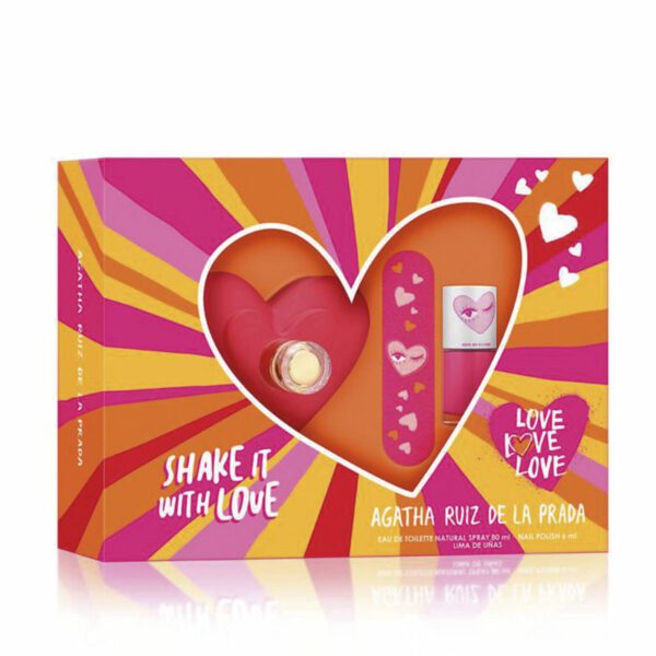 Agatha Ruiz  Love Love Love Edt80 Ml+Lima+Esmalte