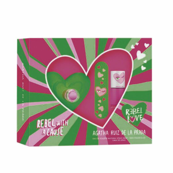 Agatha  Ruiz Rebel Love Edt 80Ml+Lima+Esmalte