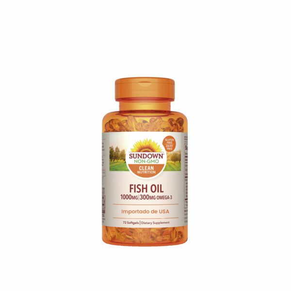 Sundown  Fish Oil 1000 Mg  X 72 Capsulas