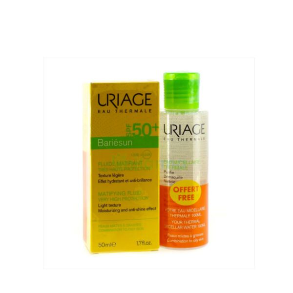 Kit Bariesun Mat Fluido  + Agua Mcelar Piel Grasa