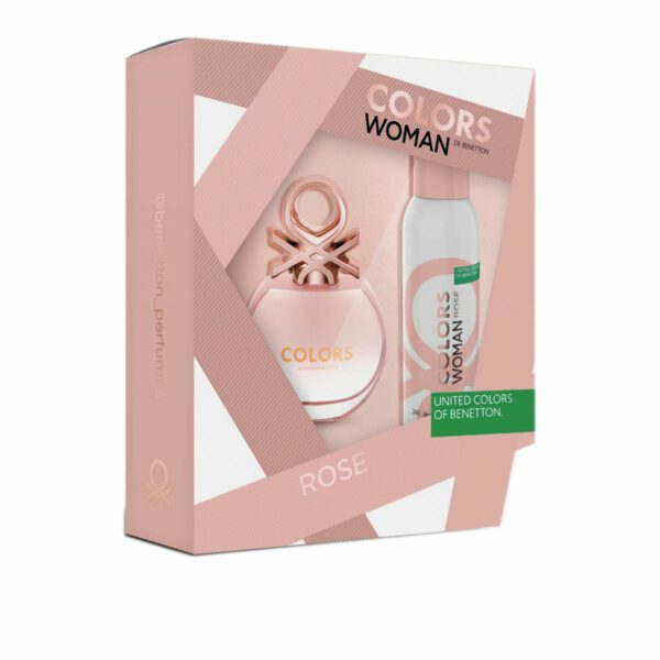 Benetton Colors Rose Edt 80Ml+Deo 150Ml
