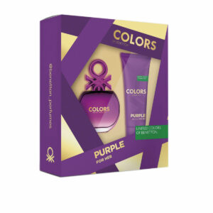 Benetton Colors Woman Purple Edt 50Ml + Body L75Ml