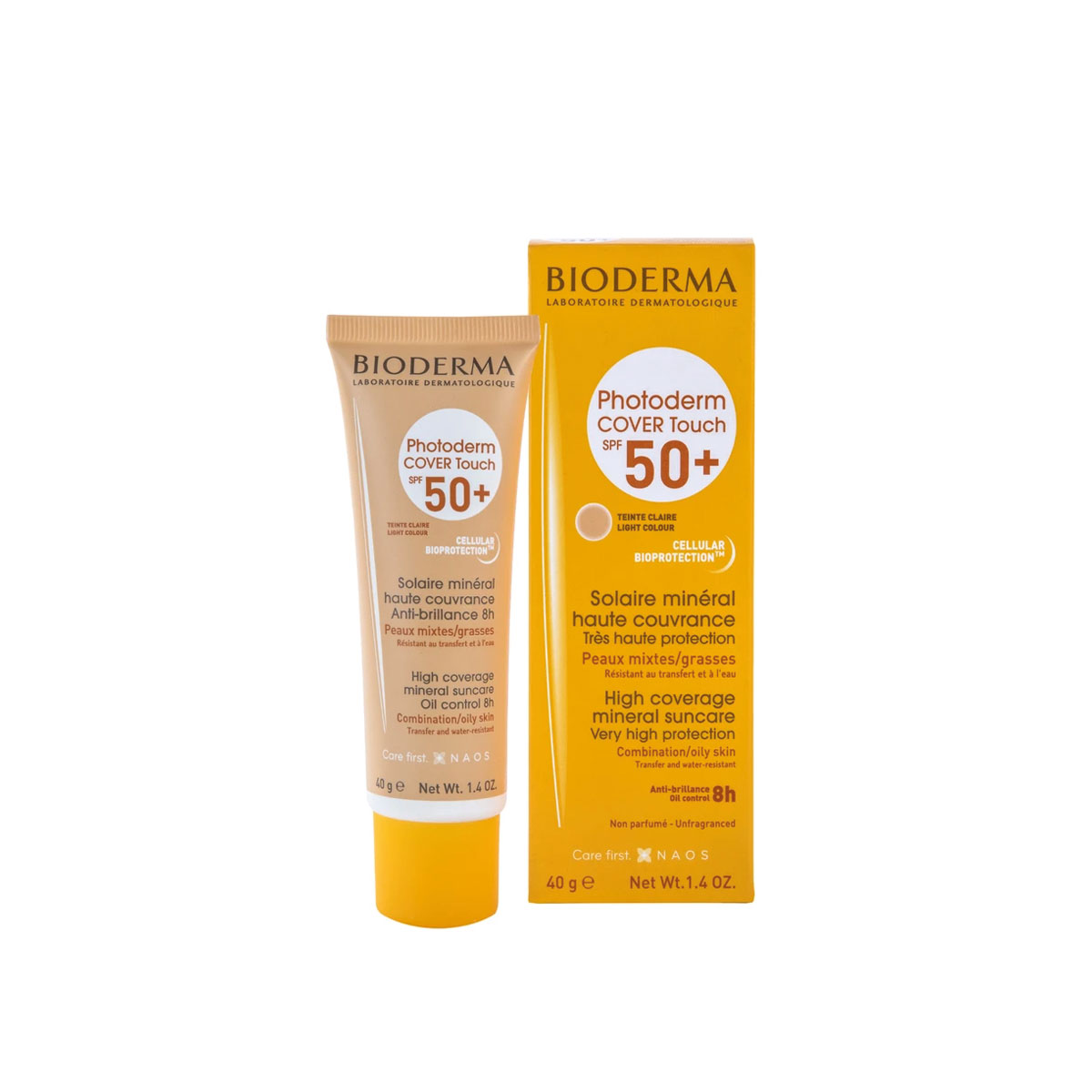 Photoderm Cover Touch Claro Spf 50 X40 Ml
