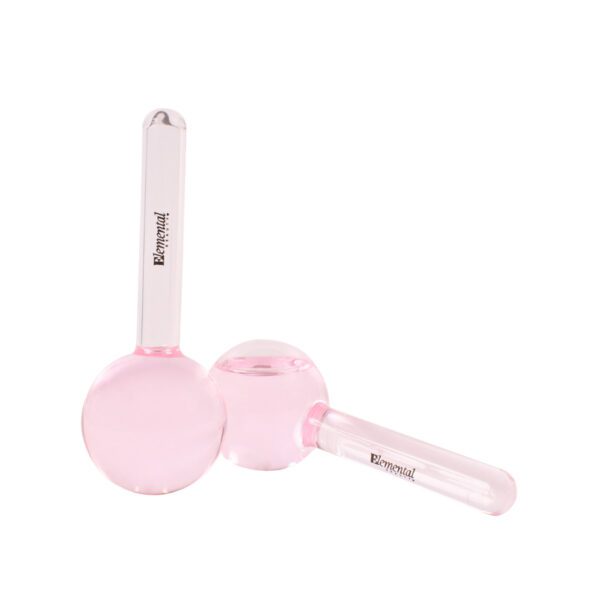 Masajeador Facial De Cristal Rosado
