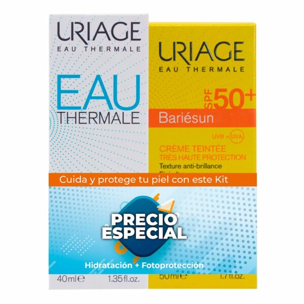 Kit  Agua Termal Crema +Bariesun Crema Tinte Doree