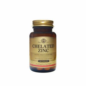 SOLGAR Chelated Zinc  X 100 tabletas