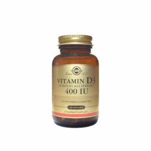 SOLGAR Vitamin D3 (Cholecalciferol) 400IU X 100 capsulas