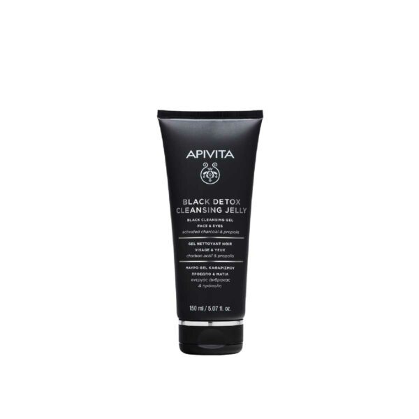 Apivita Black Detox Cleansing Face & Eyes Gel X150