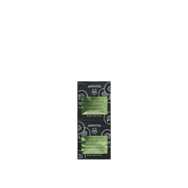 Apivita Express Beauty Face Mask - Cucumber 2X8 Ml
