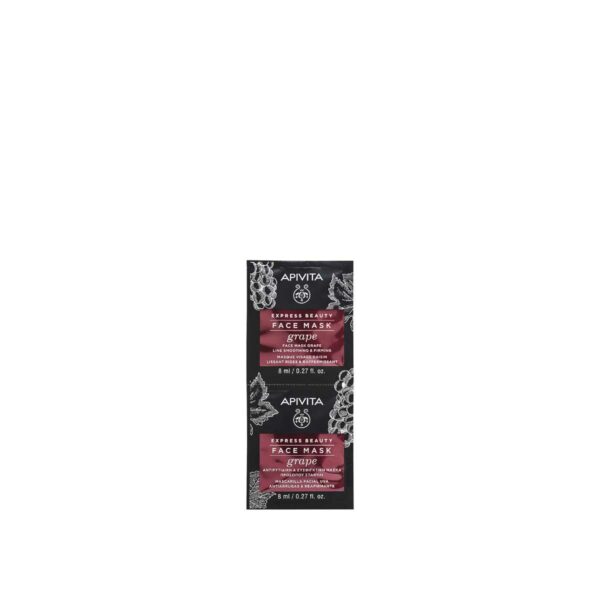 Apivita Express Beauty Face Mask - Grape 2X8 Ml