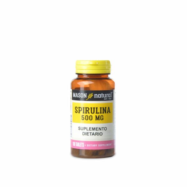 MASON NATURAL Spirulina 500 Mg Fco X100 Tabletas
