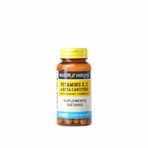 MASON NATURAL Vitamin E400 Iu+Vitamin C 500Mg+Betacarotene X60 Tabletas
