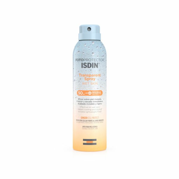 ISDIN Fotoprotector Transparent Spray Wet Skin SPF 50