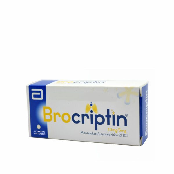 Brocriptin 10 Mg/ 5 Mg X10 Tab