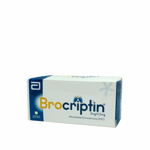 Brocriptin 5Mg/2,5Mg X 10 Tabletas