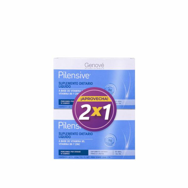 GENOVE Kit Pilensive Suplemento Dietario Líquido 2X1