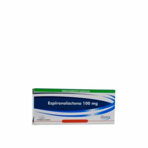 Espironolactona  100 gr X 20 tabletas