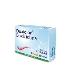 Medibrand Doxiclor Doxiciclina 100 Mg X 10 Cápsulas