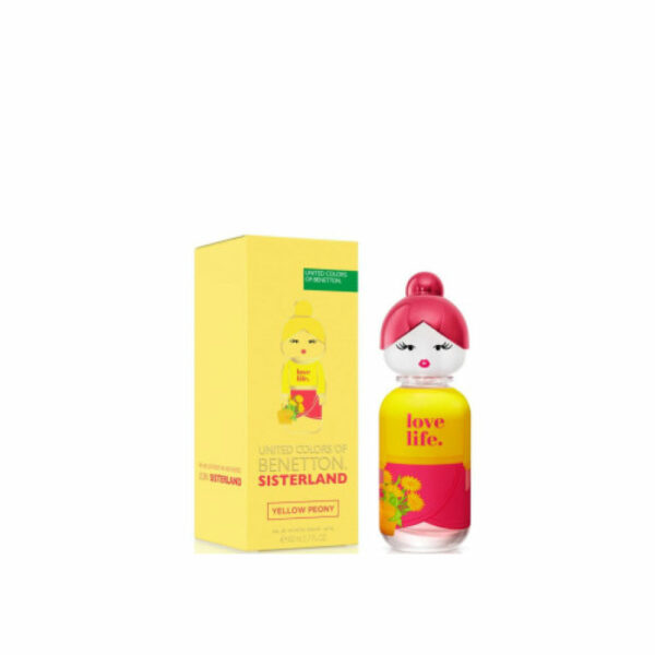 BENETTON Sisterland Yellow  Peony  Edt 80Ml